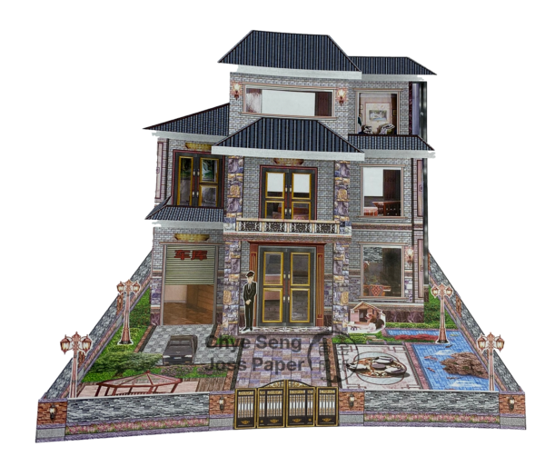 3 Storey Paper Private House for Qing Ming Festival (清明节)